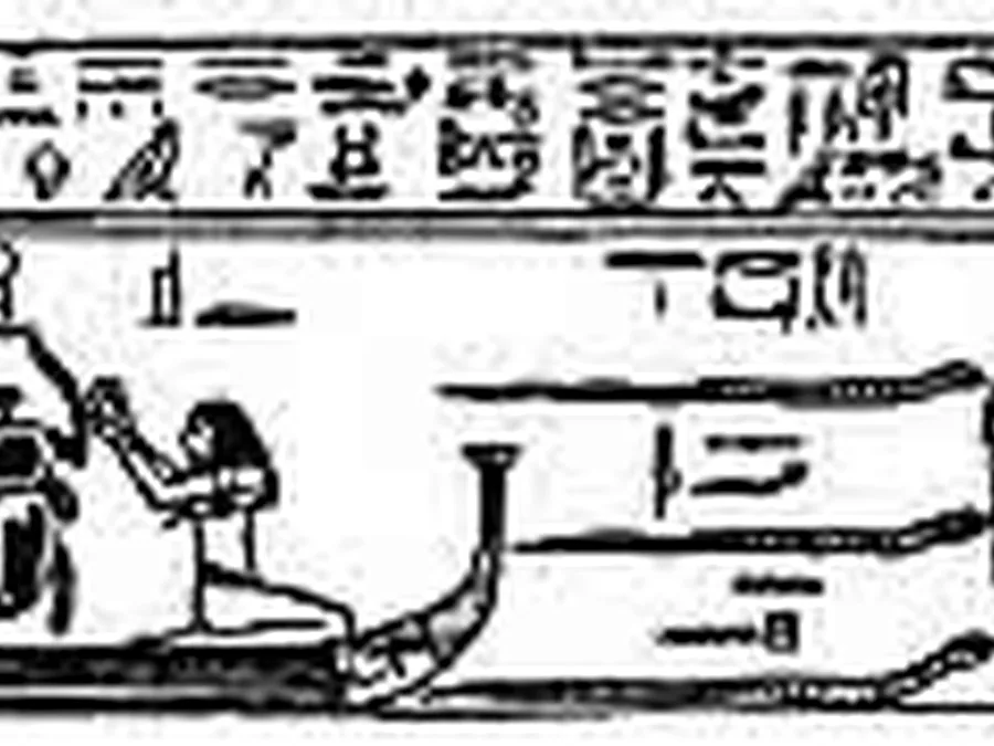 Book Am-Tuat source plate 00700 with Egyptian underworld imagery and hieroglyphic text.