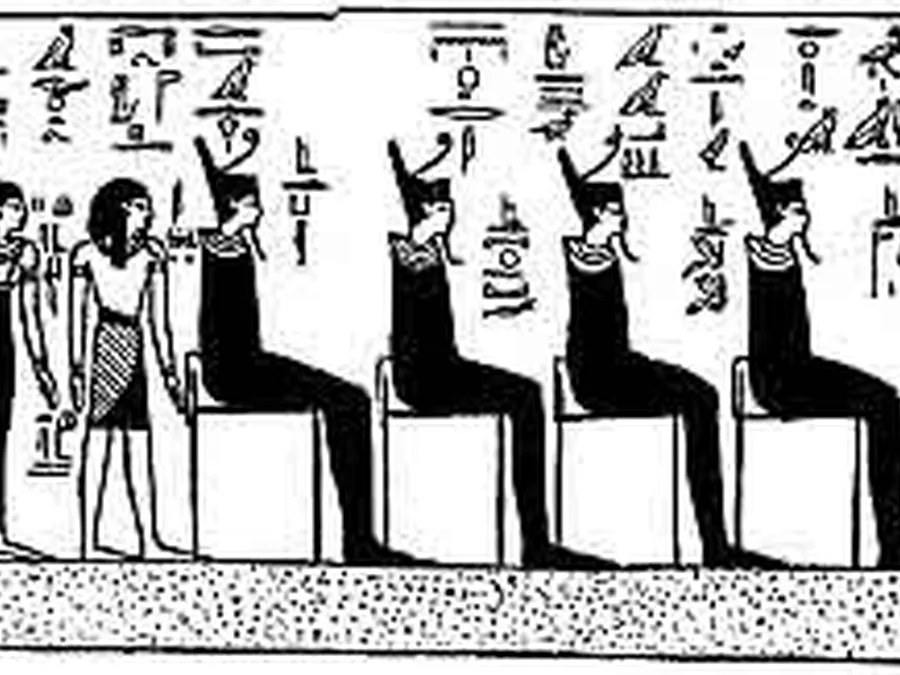 Book Am-Tuat source plate 05700 with Egyptian underworld imagery and hieroglyphic text.